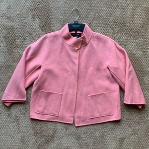 St. John Salmon Pink Angora Jacket